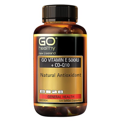 Go Healthy 维生素E 500IU + Co-Q10 130粒